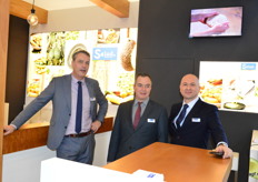 Joris van Heumen, Patrick Overeem en Dave Syogo van Salud Foodgroup.